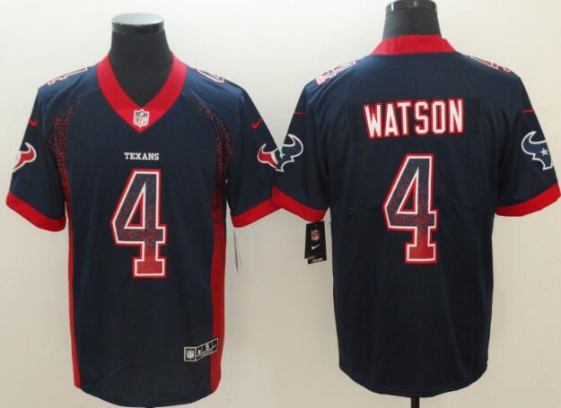 Fashion Men's Nike Houston Texans #4 Deshaun Watson Jersey 1