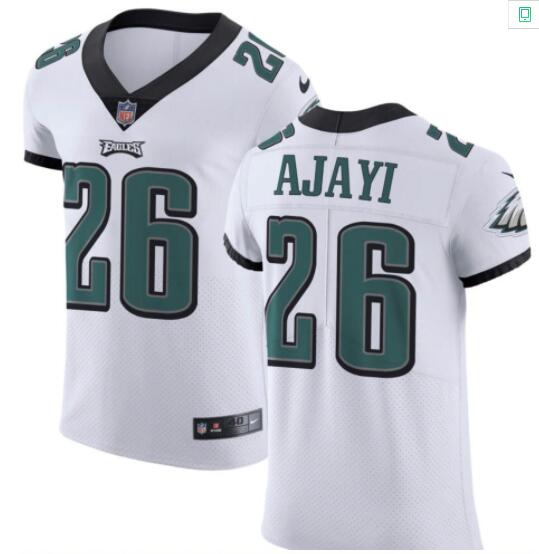 Nike Eagles #26 Jay Ajayi White Men's Stitched NFL Vapor Untouchable Limited Jersey