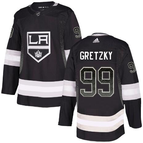 Men's Los Angeles Kings #99 Wayne Gretzky Black  Fashion Jersey