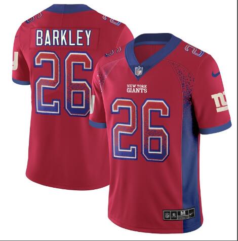 Nike New York Giants #26 Saquon Barkley  Yellow Fashion Jersey