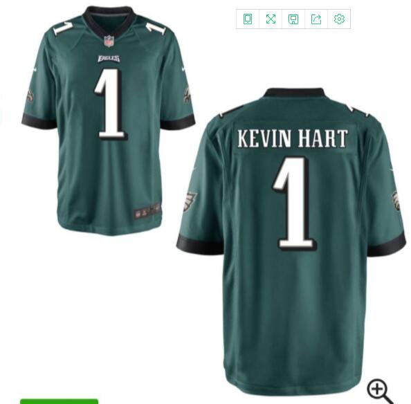 Men's Philadelphia Eagles Kevin Hart 1# Custom  Football  JERSEY