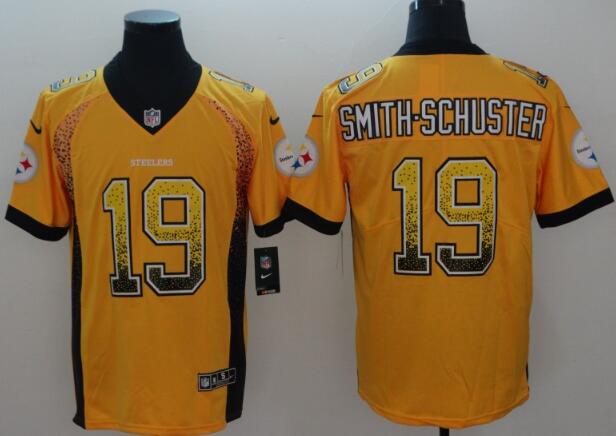 Fashion Men's Pittsburgh Steelers 19 JuJu Smith-Schuster Jersey