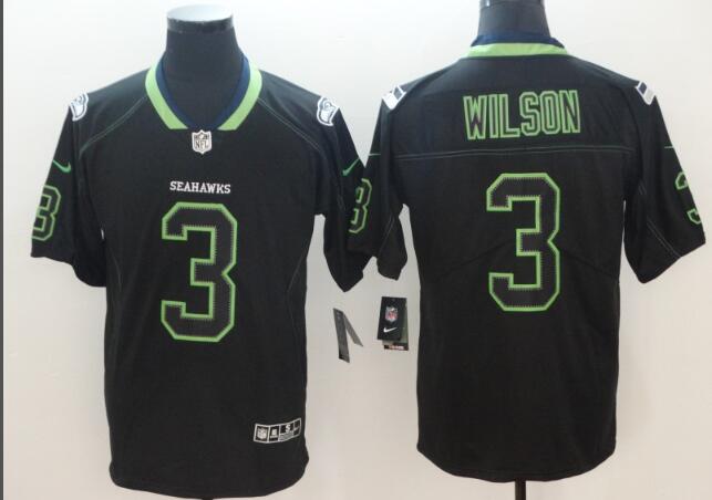 Men's Nike Seattle Seahawks #3 Russell Wilson   Stitched NFL  Fashion Jersey