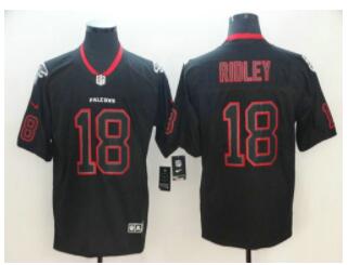 Nike Falcons #18 Calvin Ridley Lights Out Black Color Rush Limited Jersey