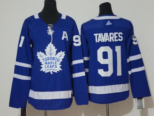 Youth Toronto Maple Leafs John Tavares 91# Hockey Jersey with A patch