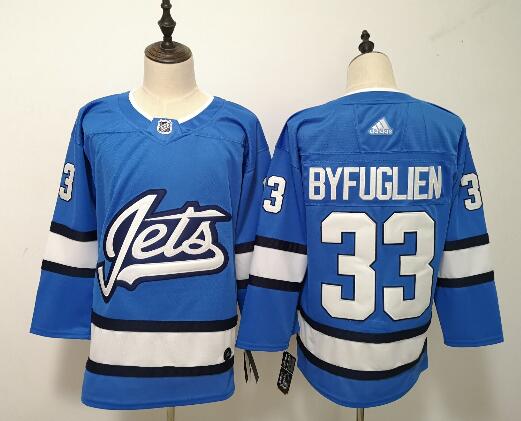 Men's Winnipeg Jets adidas Blue Alternate #33 Dustin Byfuglien Jersey