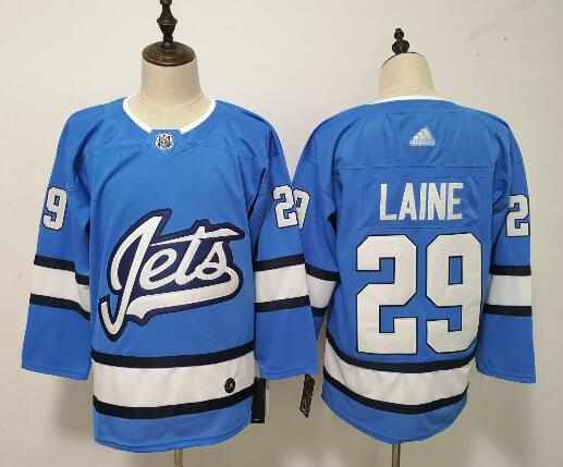 Men's Winnipeg Jets adidas Blue Alternate #29 Patrik Laine Jersey