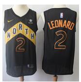Nike Toronto Raptors 2 Kawhi Leonard Men Black NBA Swingman City Edition Jersey