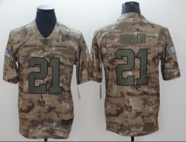 Men's Washington Redskins Sean Taylor Nike Camo Salute to Service Retired Player Limited Jersey