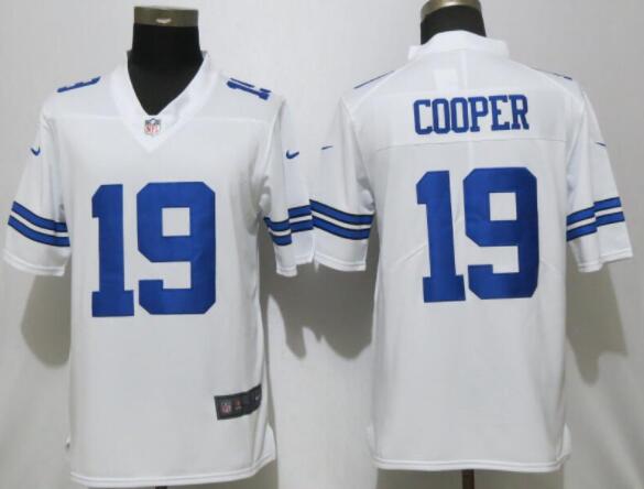 New Men White Dallas Cowboys 19 Amari Cooper jersey