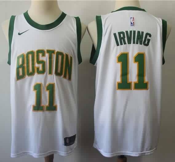 2019 Men's Boston Celtics #11 Kyrie Irving City Edition jersey