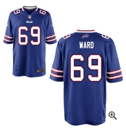 Men's Buffalo Bills Ward 69 Jersey