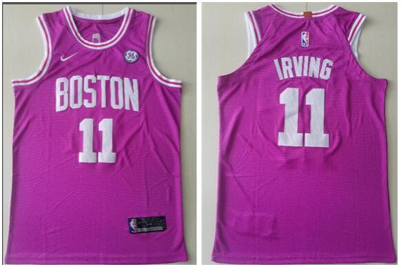 Boston Celtics 2019 new 11 Kyrie Irving jerseys Purple Jersey