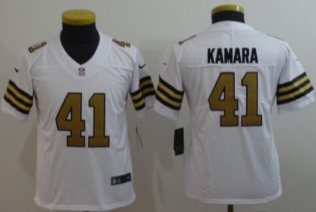 Kid's  New Nike New Orleans Saints 41 Kamara Jersey