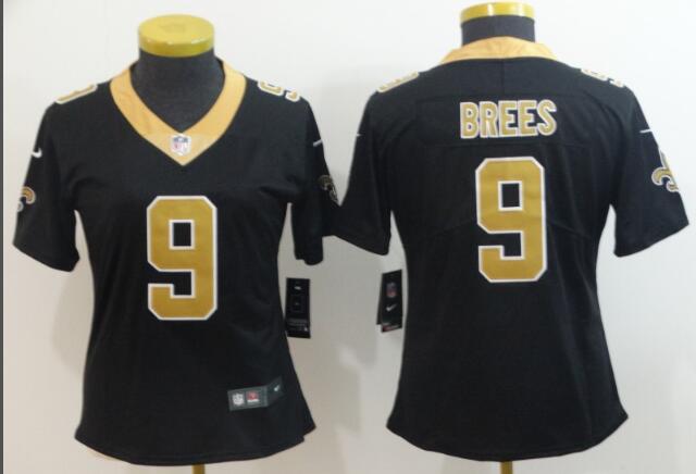 New Nike New Orleans Saints 9 Brees Women Jersey