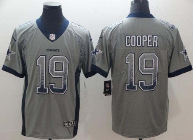 Men Fashion Blue Dallas Cowboys 19 Amari Cooper jersey