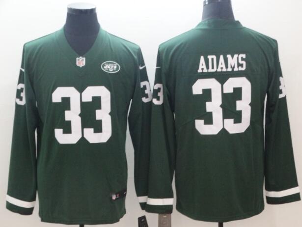 Men's New York Jets Jamal Adams Nike Long Sleeves Jersey