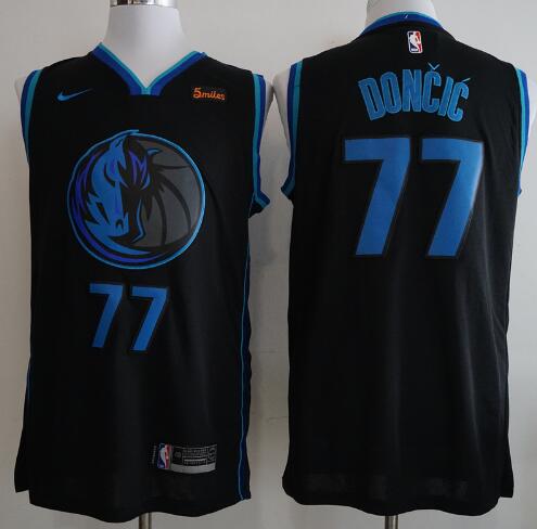 2018-19 New Dallas Mavericks Men 77 Luka Doncic city Edition Jersey