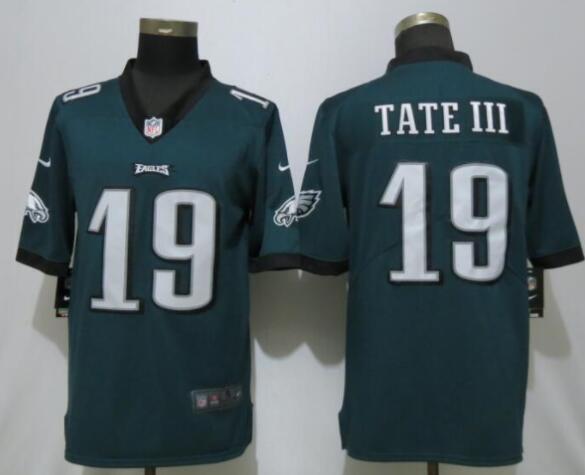 NEW Nike Philadelphia Eagles 19 Tate lll Green 2017 Vapor Untouchable Limited Playey