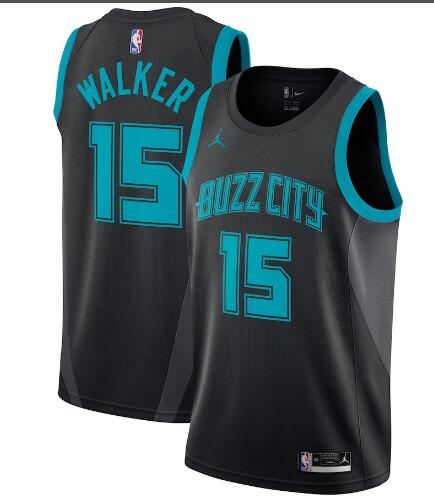 2019 New Charlotte Hornets #15 Kemba Walker Basketball  City Edition Jersey