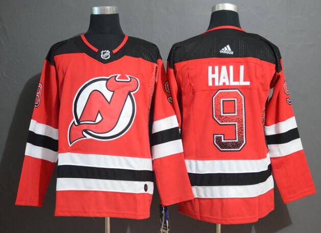 Fashion Men Adidas New Jersey Devils #9 Taylor Hall Red Home Stitched NHL Jersey