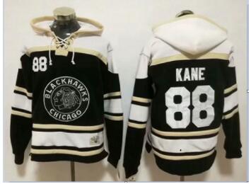 Adidas Chicago Blackhawks #88 Patrick Kane Black 2019 Hoodie