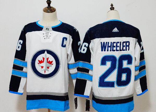 Men Adidas NHL Winnipeg Jets #26 Blake Wheeler  Hockey Jersey