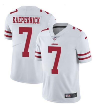 Men's Nike 49ers #7 Colin Kaepernick White Vapor Untouchable Limited Jersey