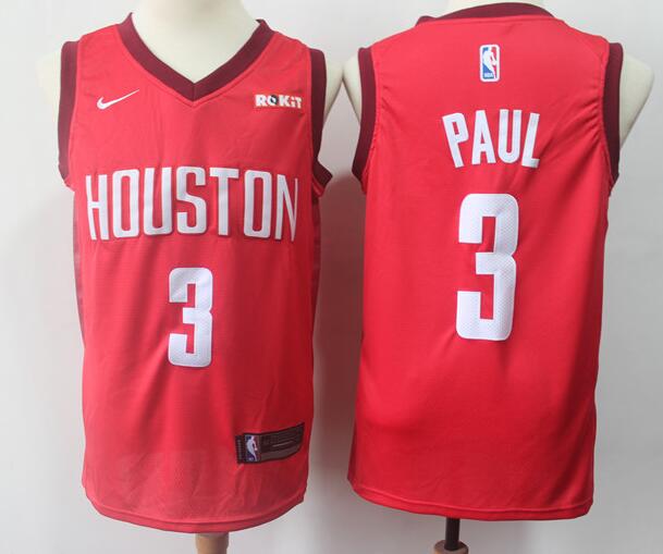 Men's Houston Rockets 3# Chris Paul  Earned Edition Jersey