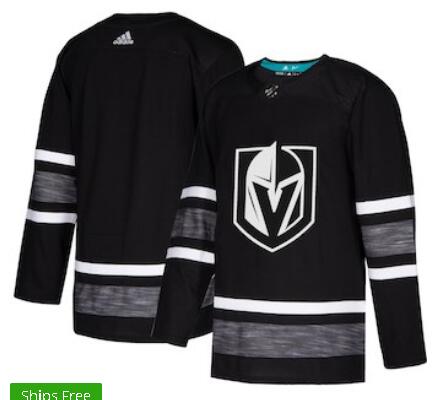 Men's Vegas Golden Knights adidas Black 2019 NHL All-Star Game Parley Authentic Jersey