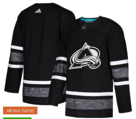 Men's Colorado Avalanche adidas Black 2019 NHL All-Star Game Parley Authentic Jersey