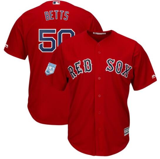 Mookie Betts Boston Red Sox Majestic 2019 Spring Training Cool Base Player Jersey