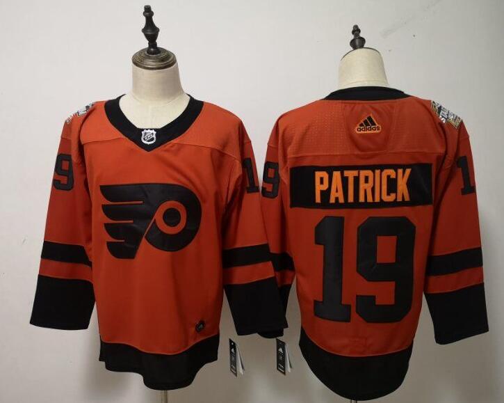 Men's Philadelphia Flyers Nolan Patrick Fanatics Branded Orange 2019 NHL Stadium Series Breakaway Player Jersey
