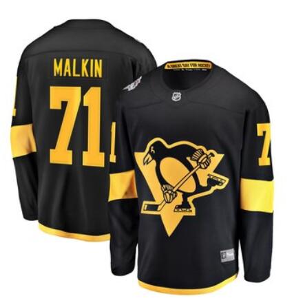 Men's Pittsburgh Penguins Evgeni Malkin Fanatics Branded Black 2019 NHL Stadium Series Breakaway Player Jersey