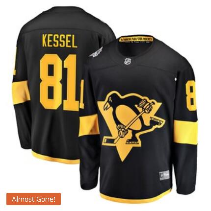 Men's Pittsburgh Penguins Phil Kessel Fanatics Branded Black 2019 NHL Stadium Series Breakaway Player Jersey