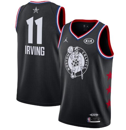 Jordan Men's 2019 NBA All-Star Game #11 Kyrie Irving Black Dri-FIT Swingman Jersey