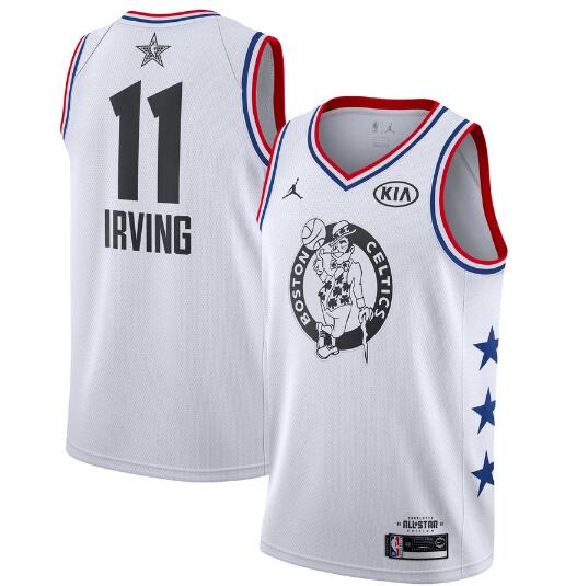Jordan Men's 2019 NBA All-Star Game #11 Kyrie Irving White Dri-FIT Swingman Jersey
