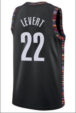 Men's Brooklyn Nets #22 Caris LeVert JERSEY city edition black