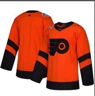 Men's Philadelphia Flyers Blank adidas Orange 2019 NHL Stadium Series Player Jersey