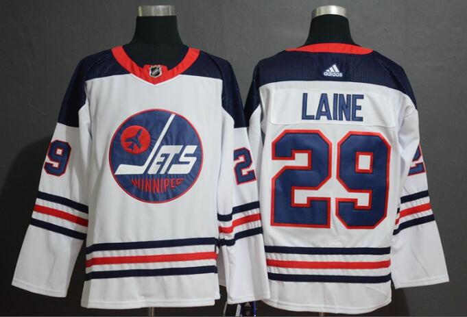 Men's Winnipeg Jets Patrik Laine adidas White Heritage Hockey  jERSEY