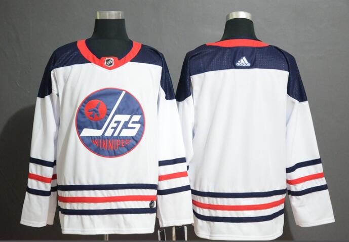 Men's Winnipeg Jets Blank adidas White Stitched Hockey Jersey