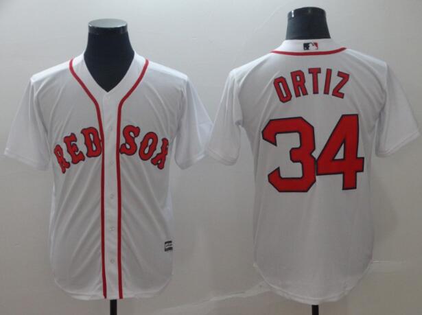 Boston Red Sox 34 David Ortiz white