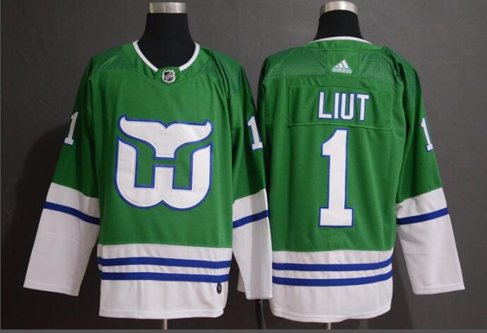 New Adidas Hartford Whalers 1 LIUT men nhl ice hockey jerseys