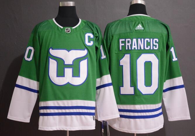 Men's Adidas Hartford Whalers Ron Francis 10 Stitched nhl ice hockey jerseys