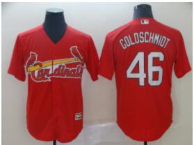Men's St. Louis Cardinals 46 Paul Goldschmidt Red Cool Base Jersey