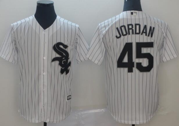 Men's Chicago White Sox 45 Michael Jordan Jersey