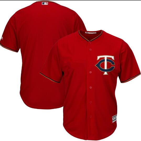 Men's Minnesota Twins Red Baseball Jersey