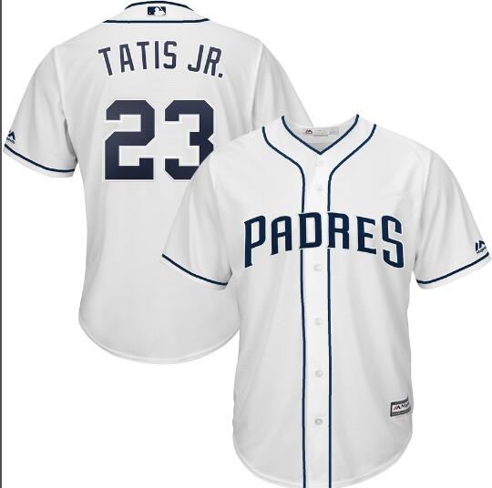 Men Fernando Tatis Jr. San Diego Padres Majestic Home  Cool Base Player Jersey - White