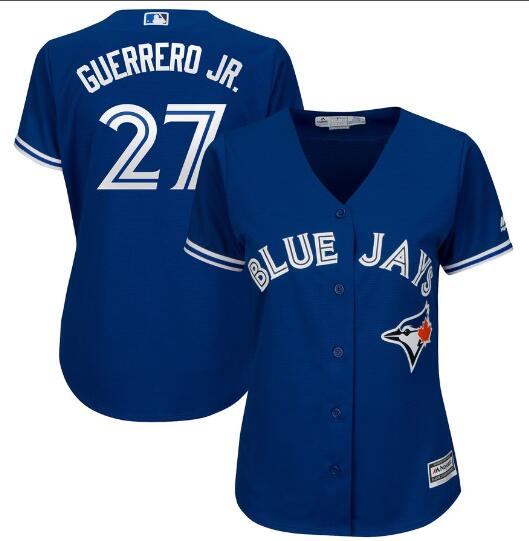 Women's Toronto Blue Jays 27 Vladimir Guerrero Jr. Jersey