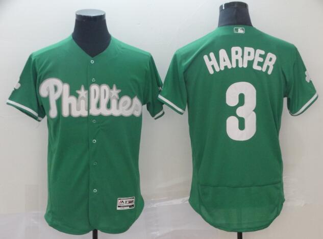 Philadelphia Phillies Bryce Harper 3# Basebll Jersey